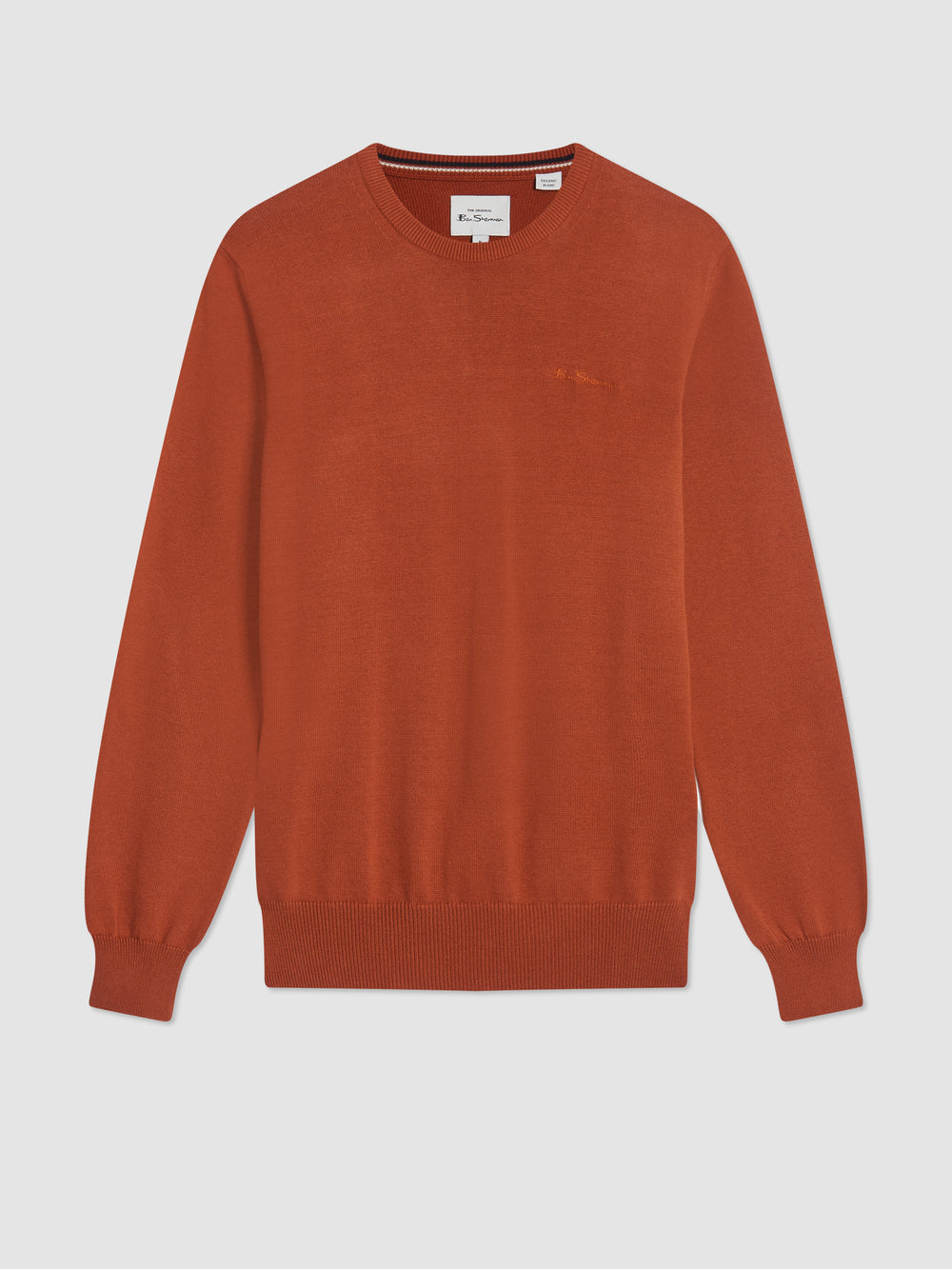 Knitwear Ben Sherman Signature Crewneck Orange | FRM-13540843